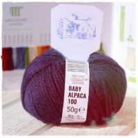 Garn aus Alpakawolle (50g) - meliert / heather – Bild 2
