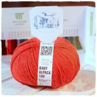 Garn aus Alpakawolle (50g) - meliert / heather – Bild 4