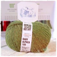 Garn aus Alpakawolle (50g) - meliert / heather – Bild 6