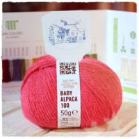 Garn aus Alpakawolle (50g) - meliert / heather – Bild 11