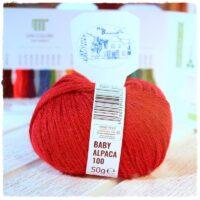 Garn aus Alpakawolle (50g) - meliert / heather – Bild 12