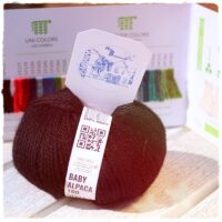 Garn aus Alpakawolle (50g) - meliert / heather – Bild 13