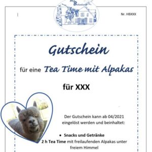 Gutschein TeaTime