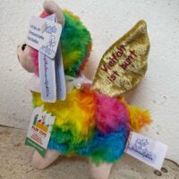 Alpakaplüschtier Regenbogen-Edition (deutsche Handarbeit) – Bild 8