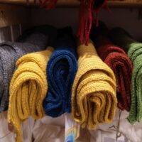 Ripp-Schal aus Alpakawolle – Bild 2