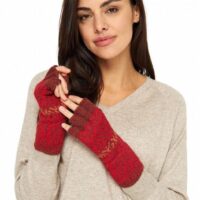 Halbfingerhandschuhe (Jacquard) aus Alpakawolle – Bild 3