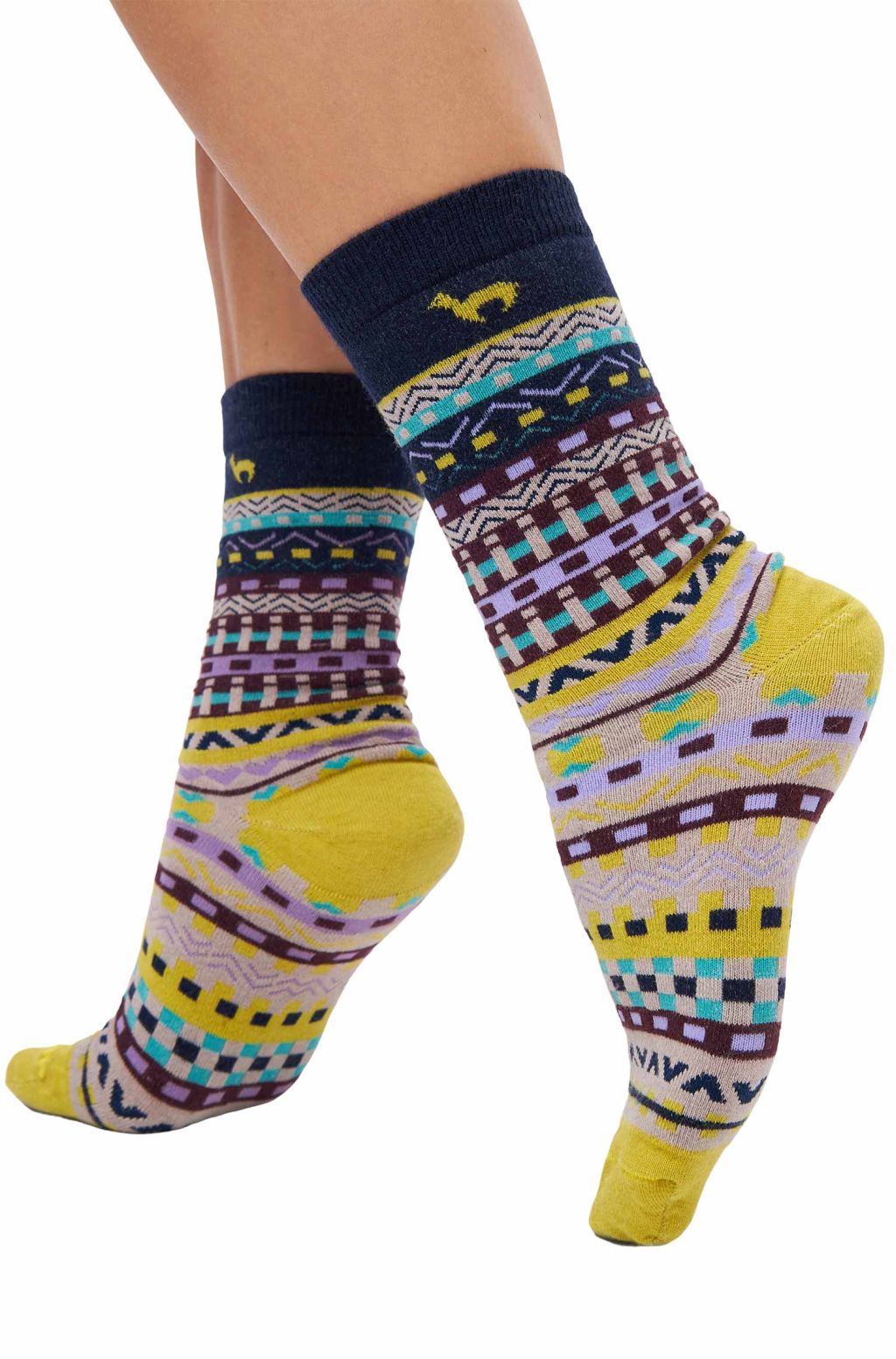 bunte Alpaka-Premium-Socken – Bild 21
