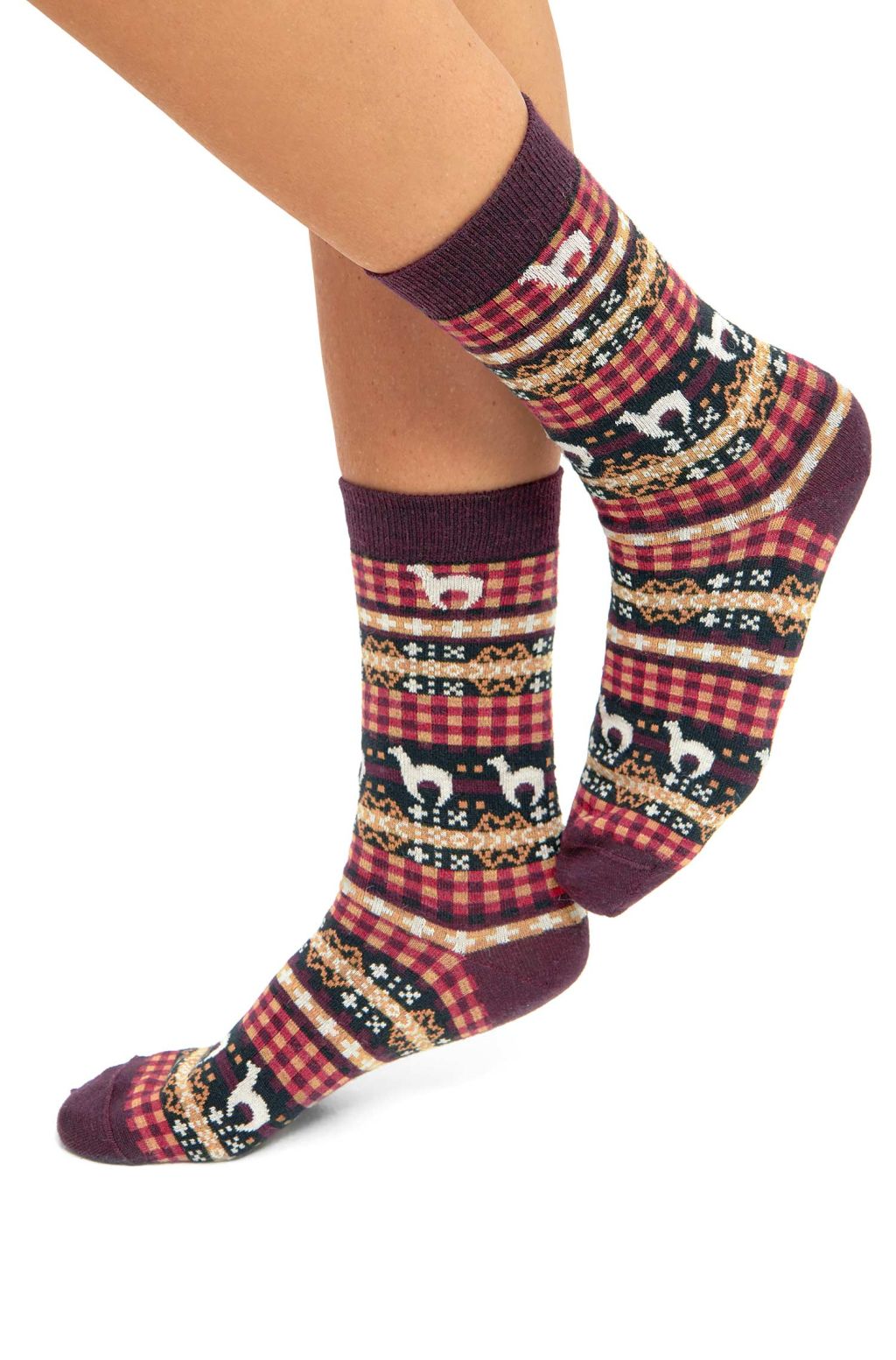 bunte Alpaka-Premium-Socken – Bild 9