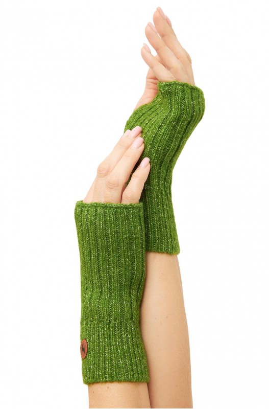 Pulswärmer mit Daumenloch (18cm) – Bild 2